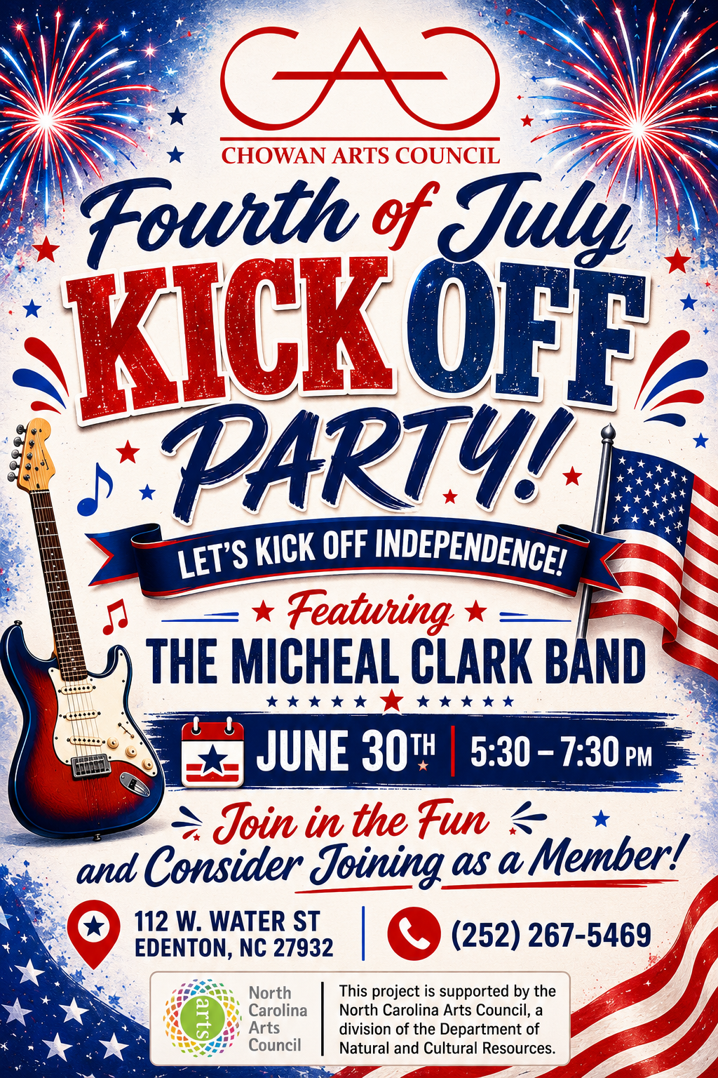 Pre Fourth of July Party flyer